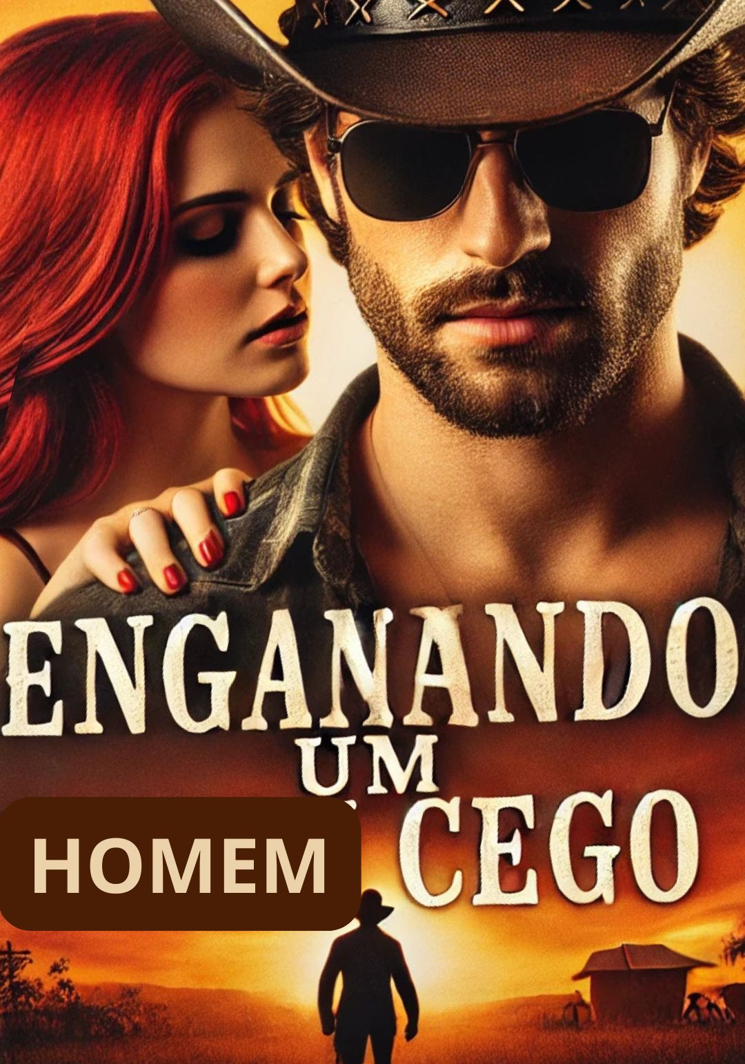 Enganando um homem cego.