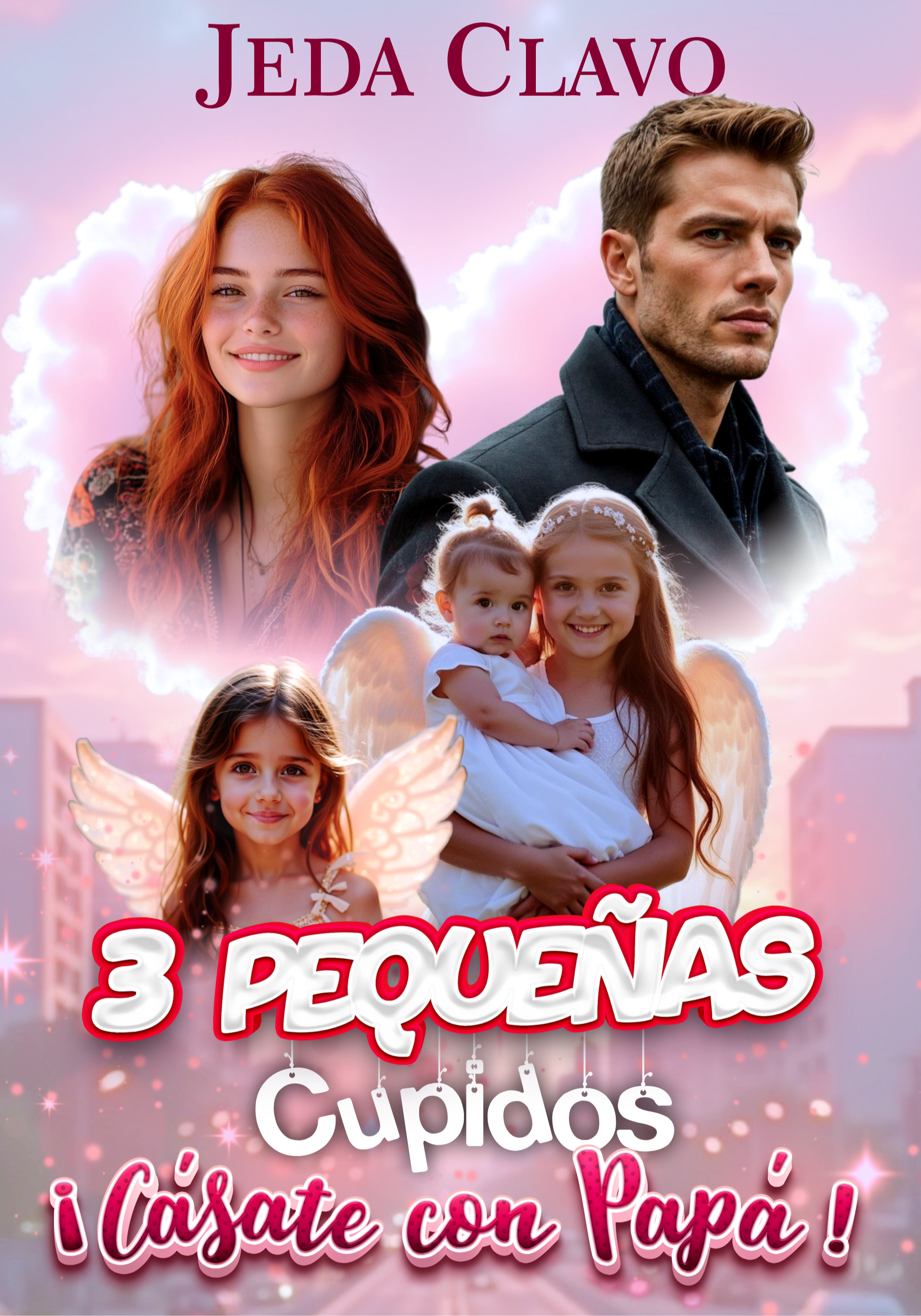 Tres pequeñas cupidos. ¡Cásate con papá!