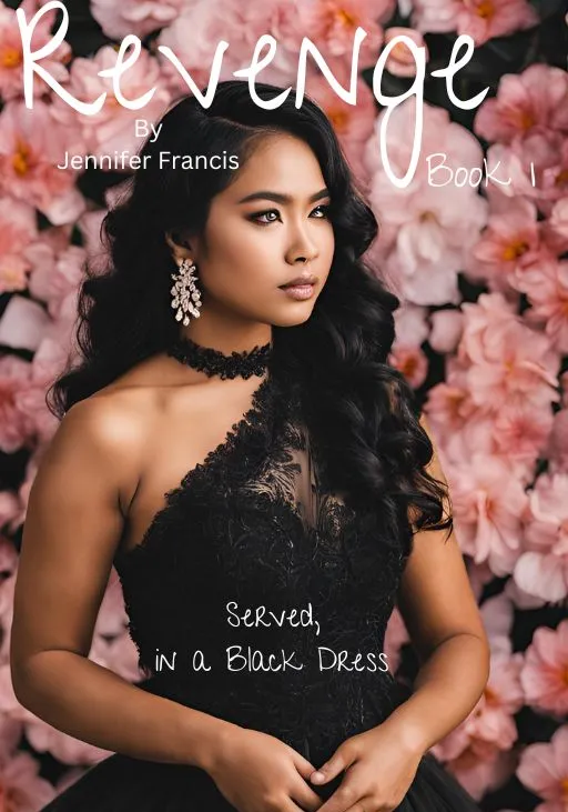 revenge served in a black dress Layered Ruffle Halter Dress With Decorative Neckline Flower