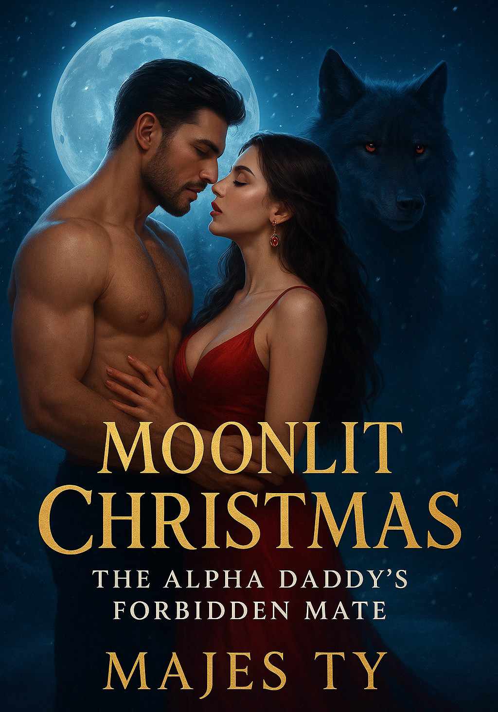 Moonlit Christmas: The Alpha Daddy's Forbidden Mate