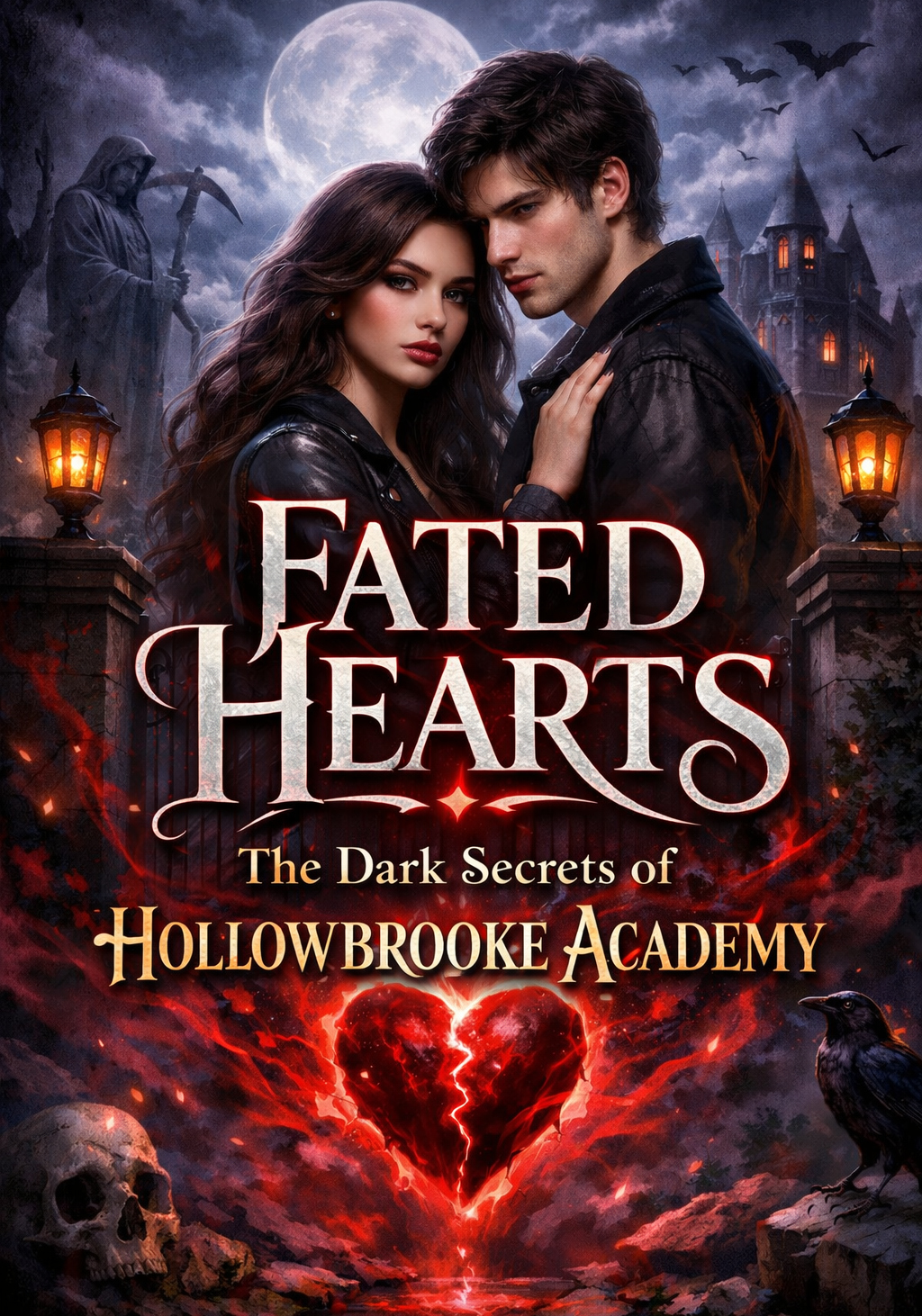 Fated Hearts: The Dark Secrets of Hollowbrooke Academy