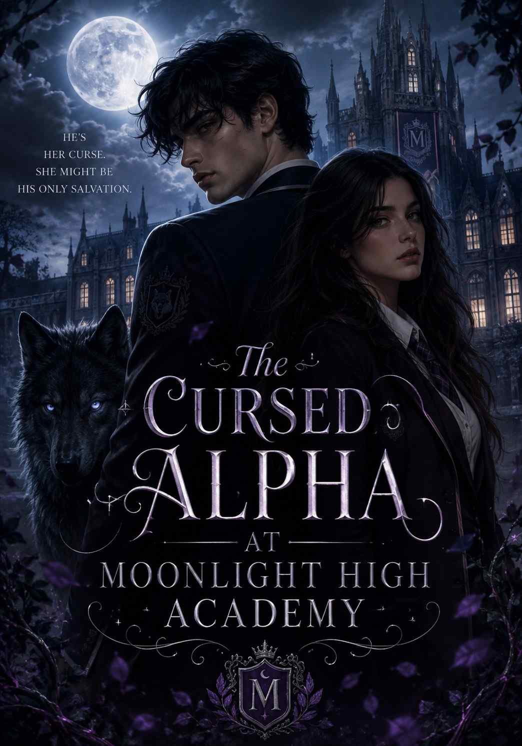 The cursed Alpha at moonlight high Academy-Dreame