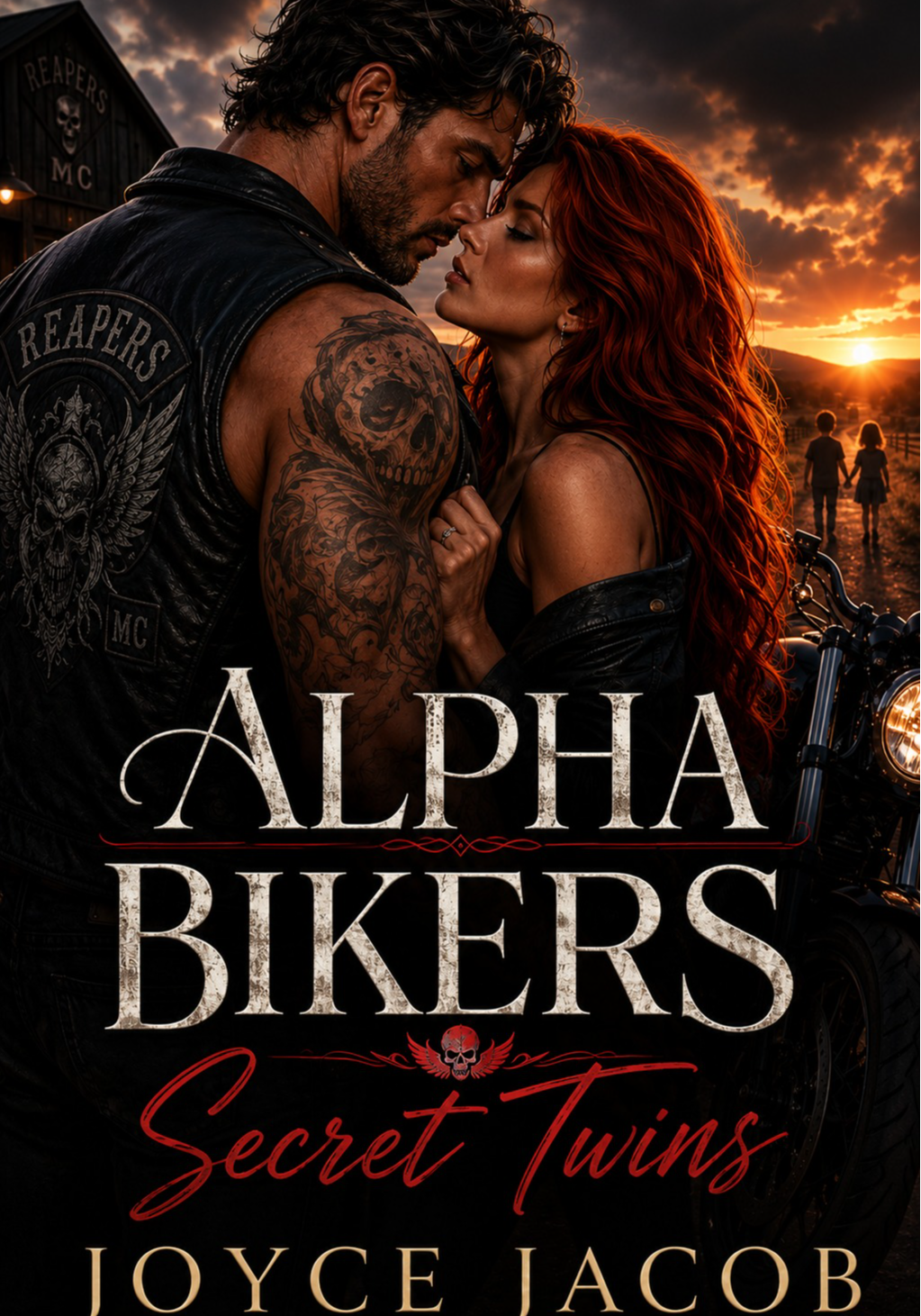 THE ALPHA BIKER'S SECRET TWINS