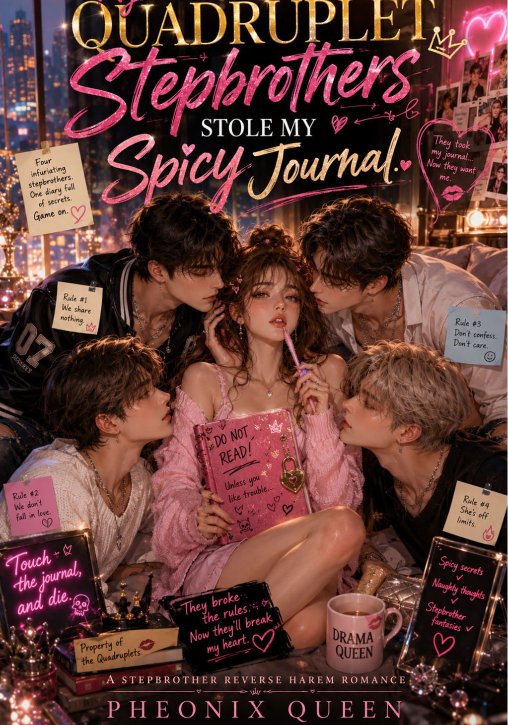 My Quadruplet Stepbrothers Stole My Spicy Journal