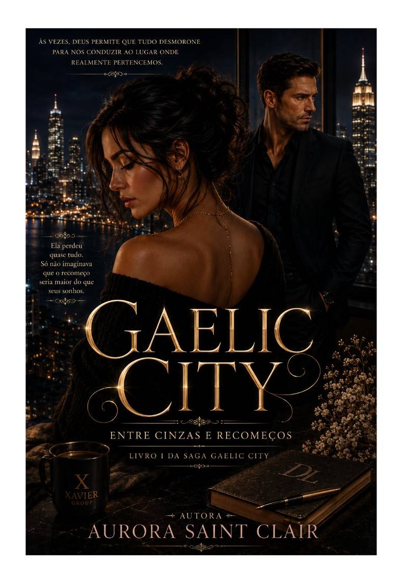 Gaelic City –(Entre Cinzas e Recomeços) Livro I:Há dores que o tempo não apaga. Apenas ensina a carregar.