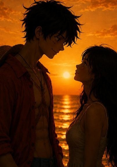 Entre besos y mares de Luffy,