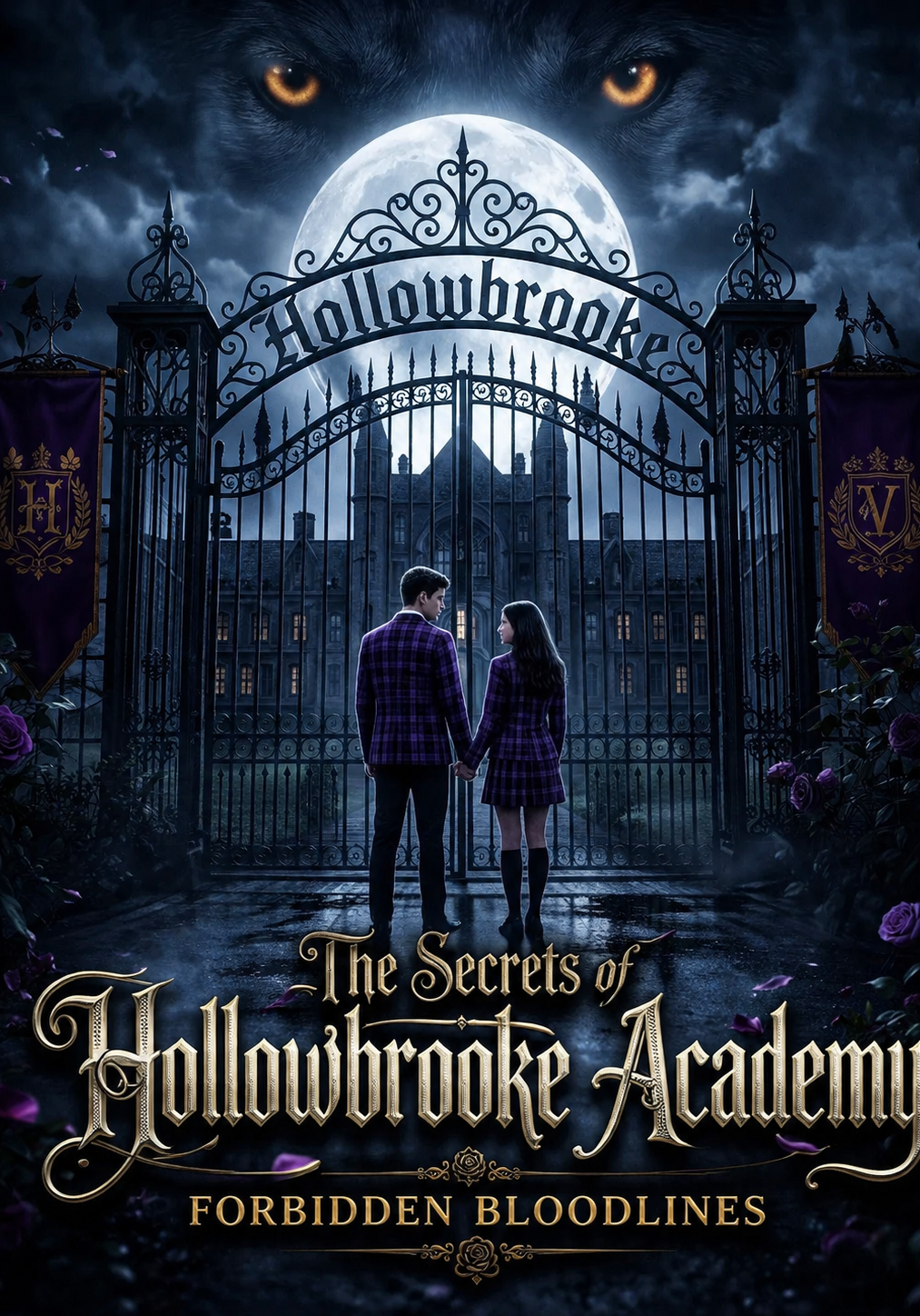 The Secrets of Hollowbrooke Academy: Cursed Bloodlines (A Dark Academia Romance)