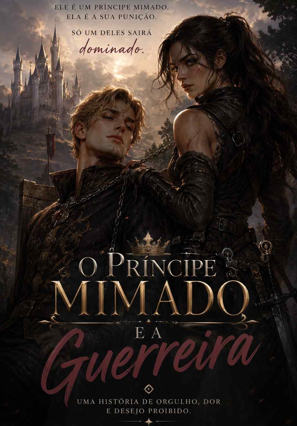 O príncipe mimado e a guerreira.
